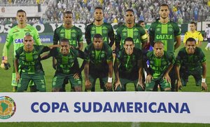 l'équipe brésilienne de Chapecoense qualifiée pour la finale de Copa Sudamericana