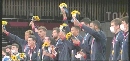 volley en or: le podium