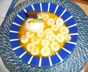 soupe aux fruits exotiques